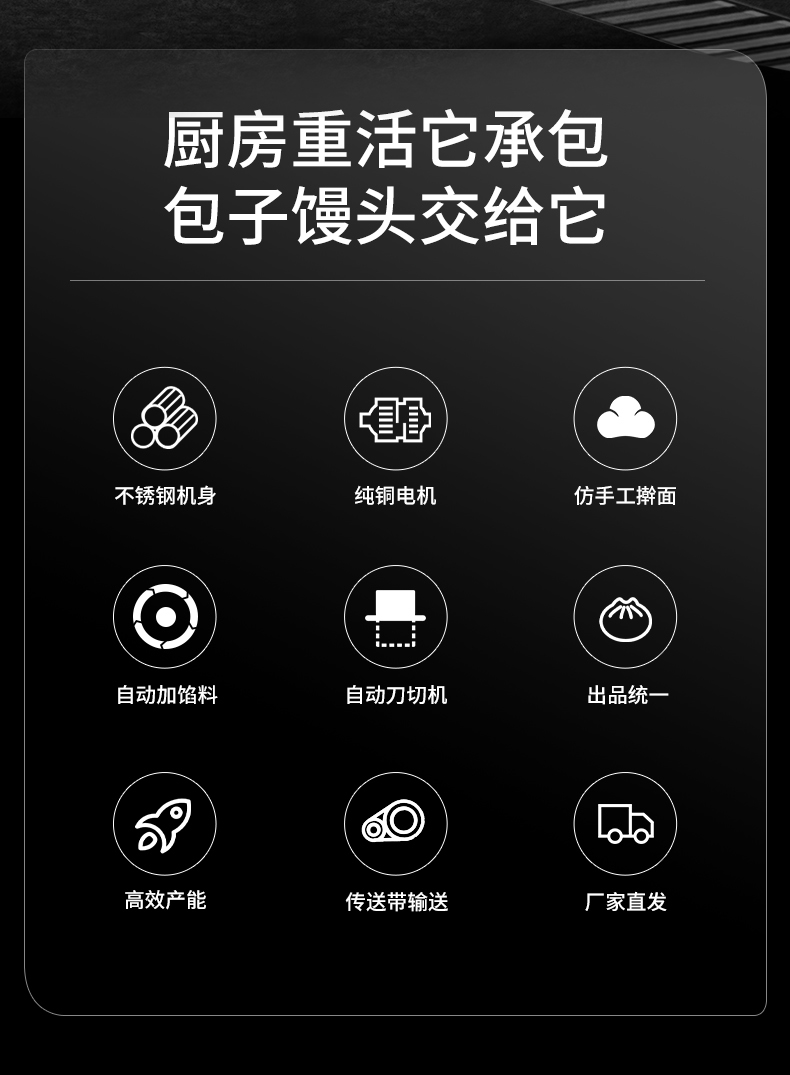 卷面式包子馒头机介绍