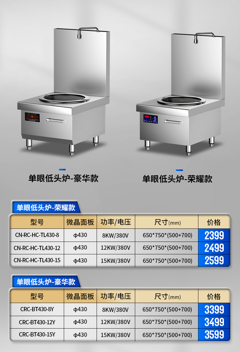 低汤炉参数表